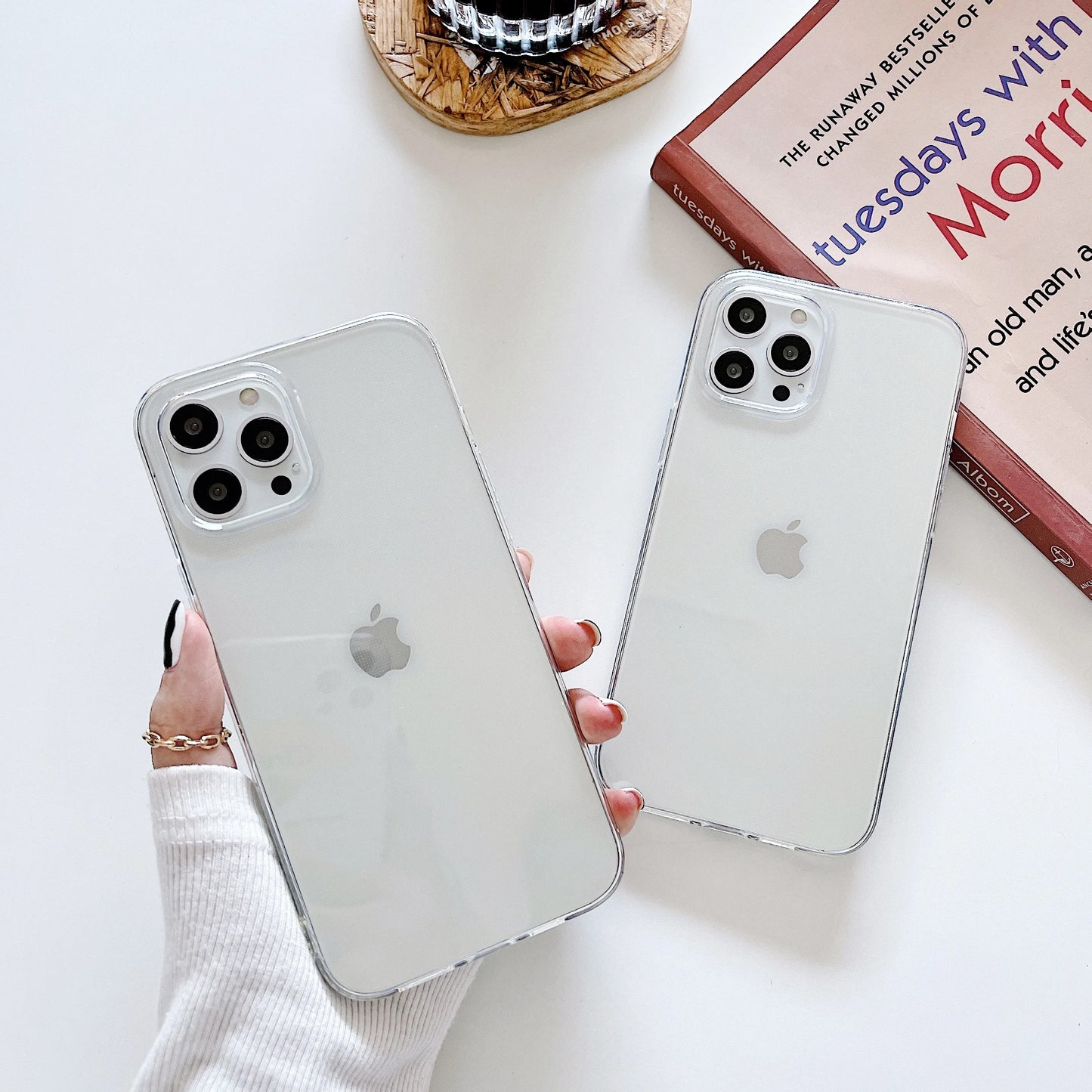 Ultra Thin Case for Iphone 16 E 16E 15 14 plus 13 Pro Max 12 Mini 11 X XR XS SE 2022 2020 14Pro Transparent Silicone Phone Cover